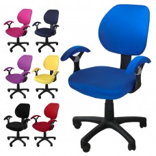 Tamaño Universal 20 colores silla cubierta Oficina impreso sillón Slipcovers asiento brazo silla cubiertas estiramiento elevación giratoria ali-02986527